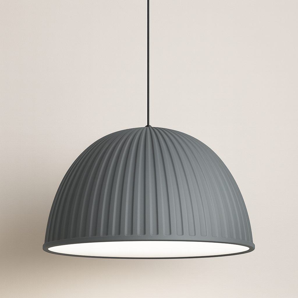 Luminária Pendente Moderno Minimalista LED Resina Ozza