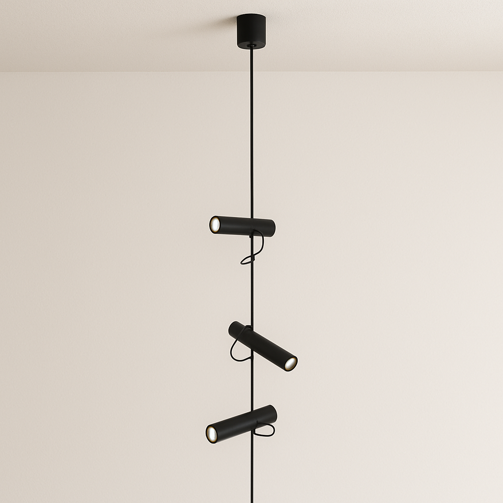 Luminária Pendente Moderna Minimalista Spot Articulado Direcionável LED Vero 220v