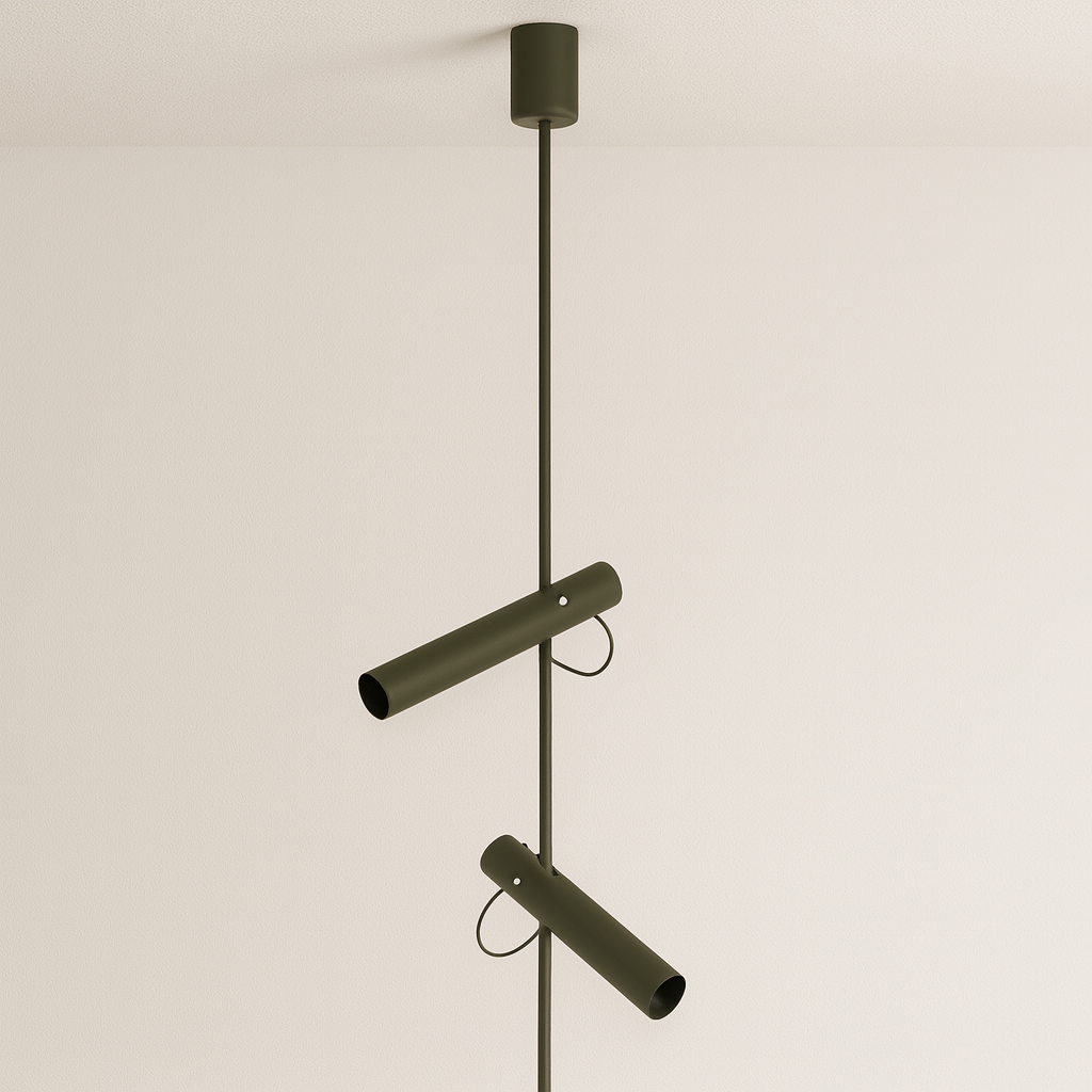 Luminária Pendente Moderna Minimalista Spot Articulado Direcionável LED Vero 220v
