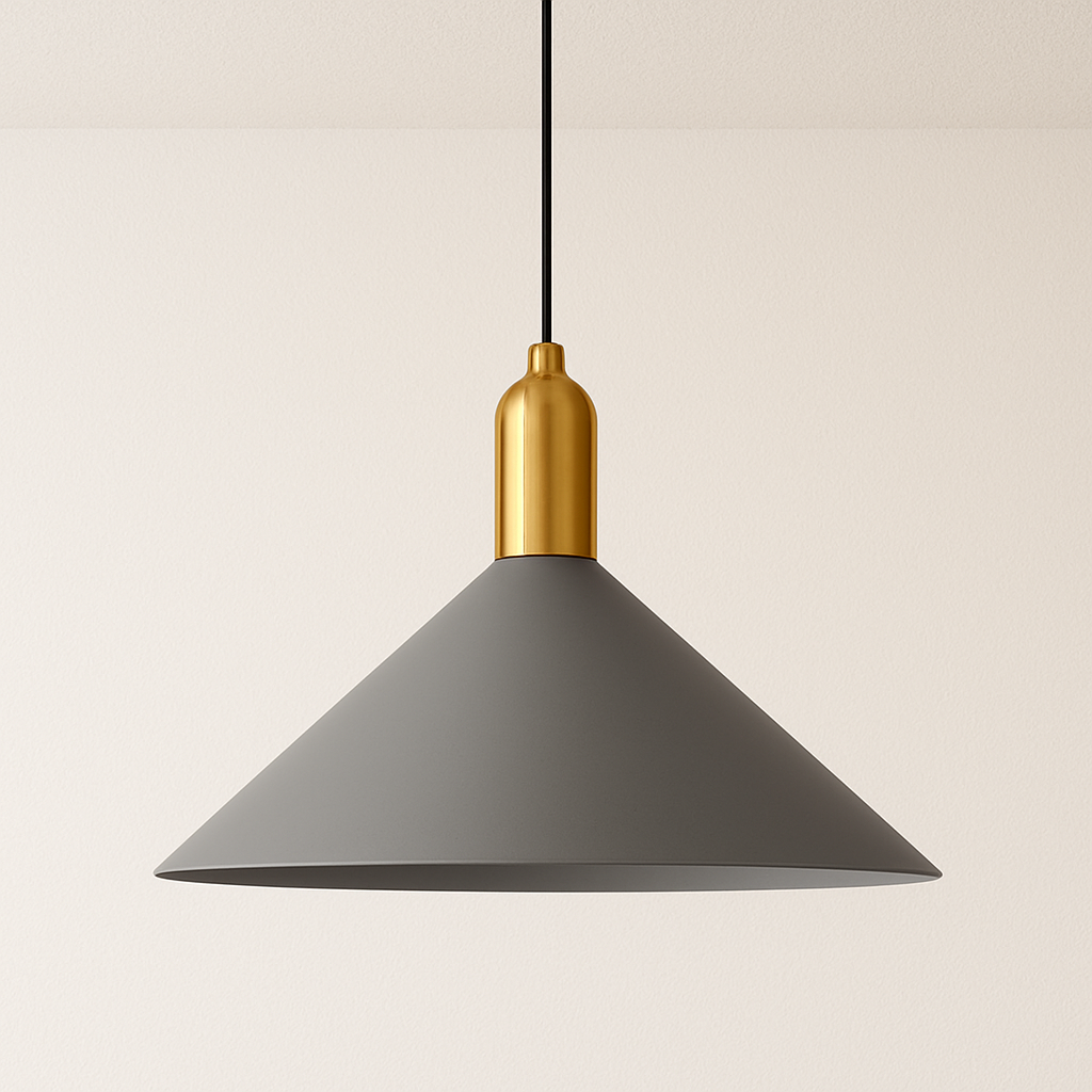 Luminária Pendente Moderna Minimalista Japonês Metal Galen