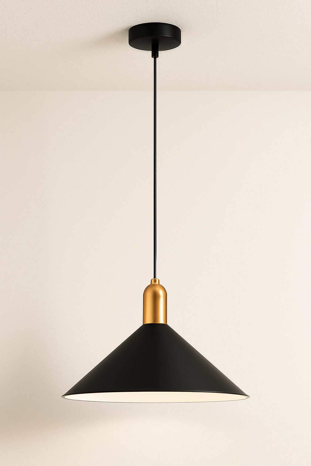 Luminária Pendente Moderna Minimalista Japonês Metal Galen