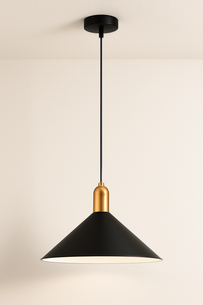Luminária Pendente Moderna Minimalista Japonês Metal Galen