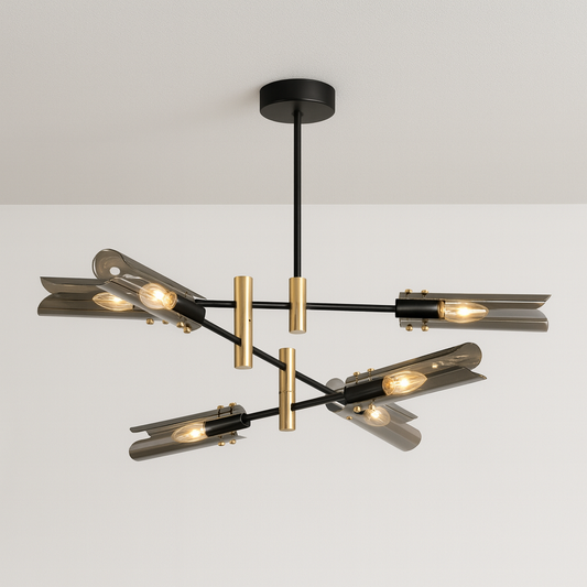 Luminária Pendente Plafon Moderno Minimalista Vidro Lord