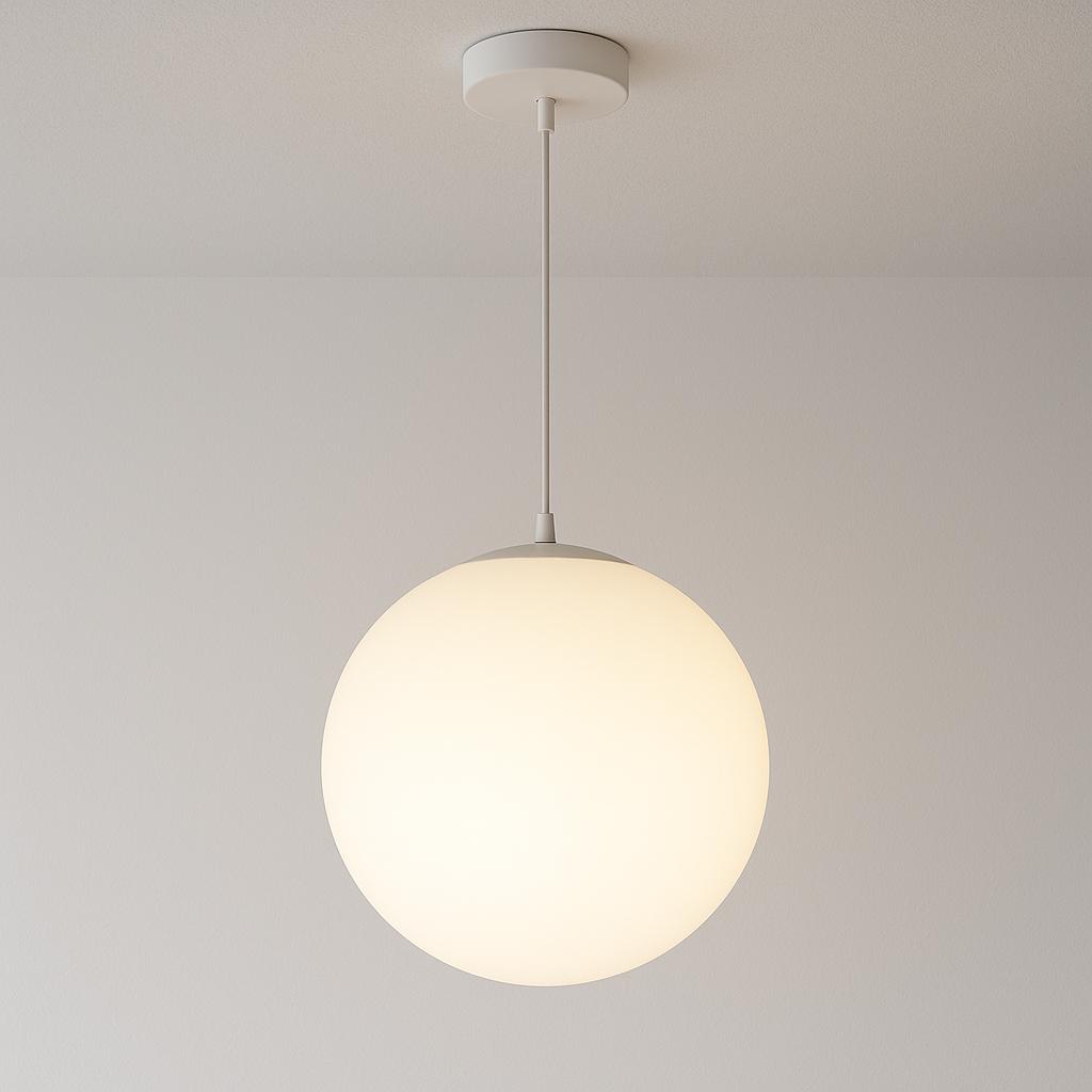 Luminária Pendente Moderna Minimalista Orgânico Metal Vidro Minsk