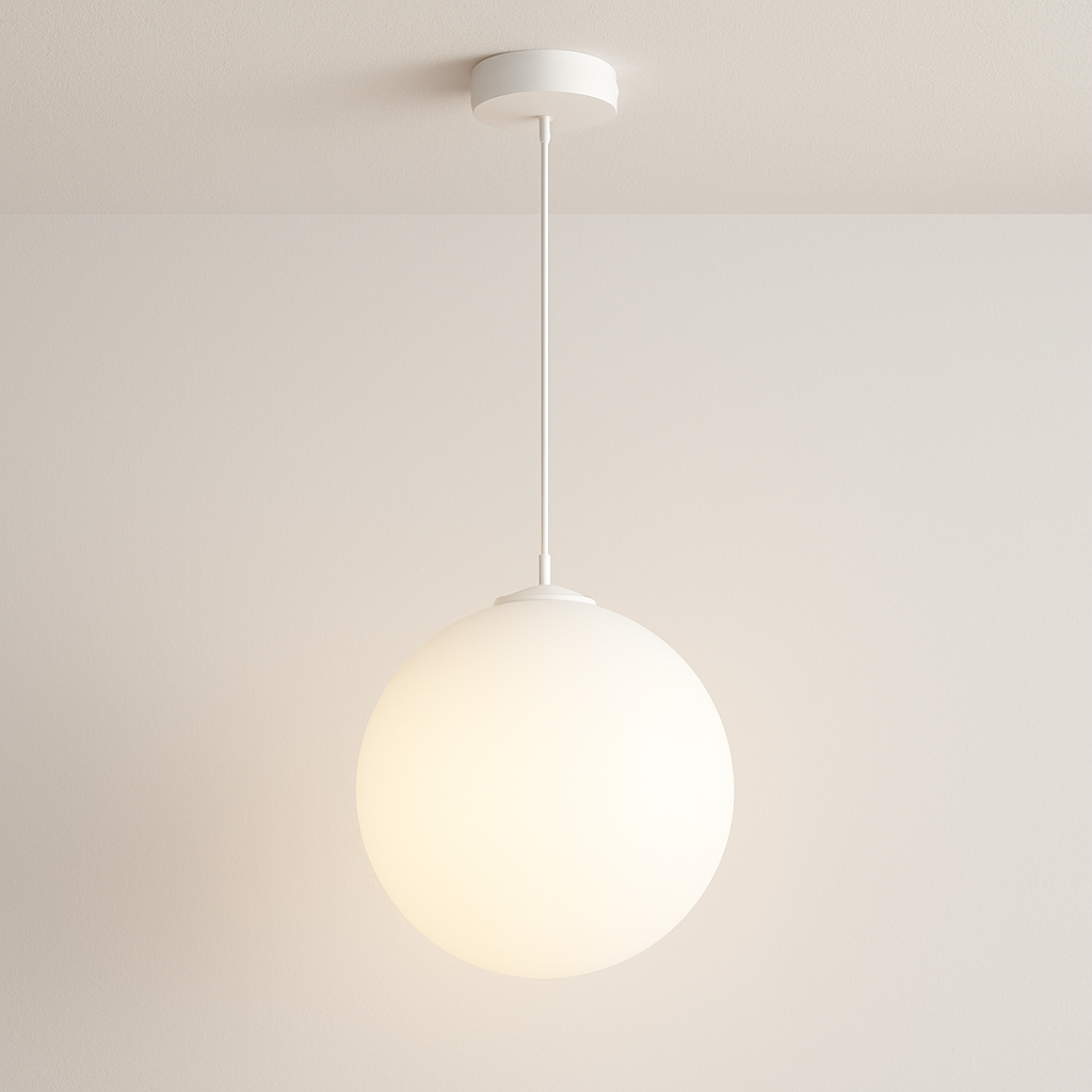 Luminária Pendente Moderna Minimalista Orgânico Metal Vidro Minsk