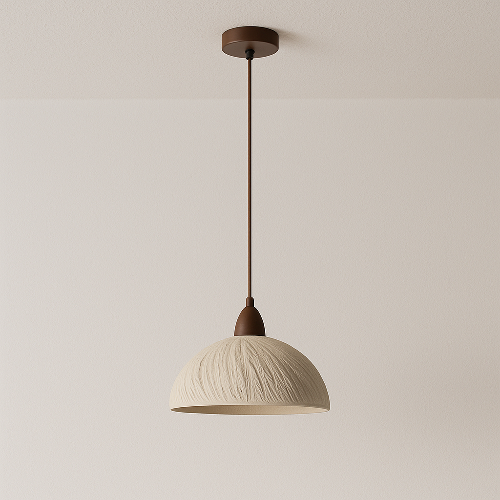 Luminária Pendente Moderna Minimalista Concreto Bayon