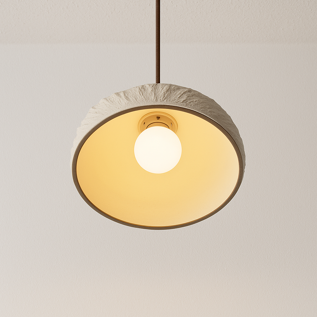 Luminária Pendente Moderna Minimalista Concreto Bayon