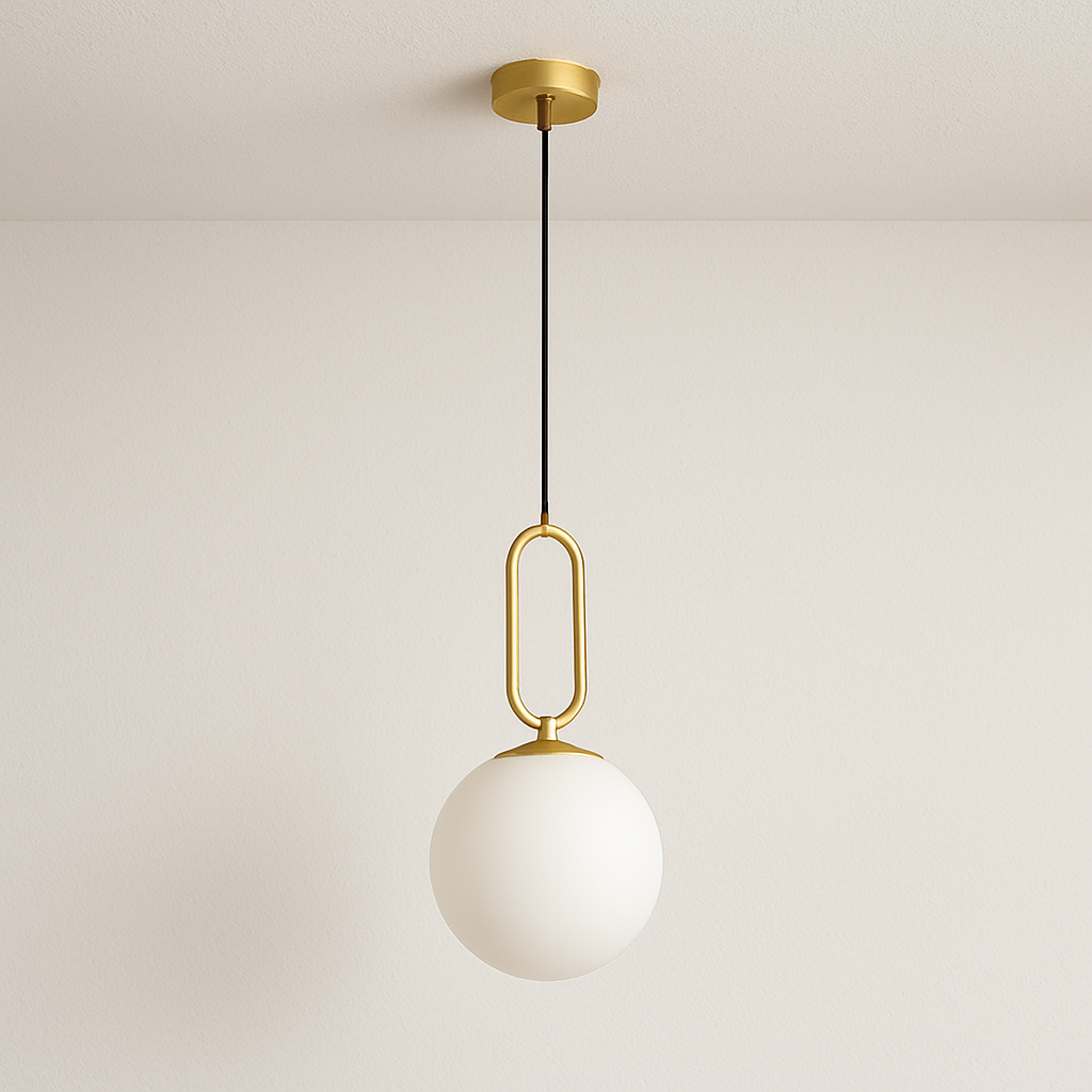 Luminária Pendente Moderna Minimalista Globo Bola Vidro Cutt
