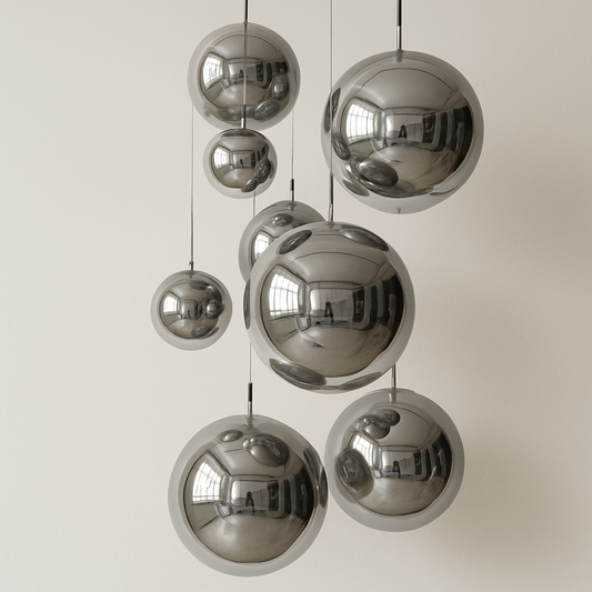 Luminária Pendente Moderno Minimalista Globo Bola Vidro Durface