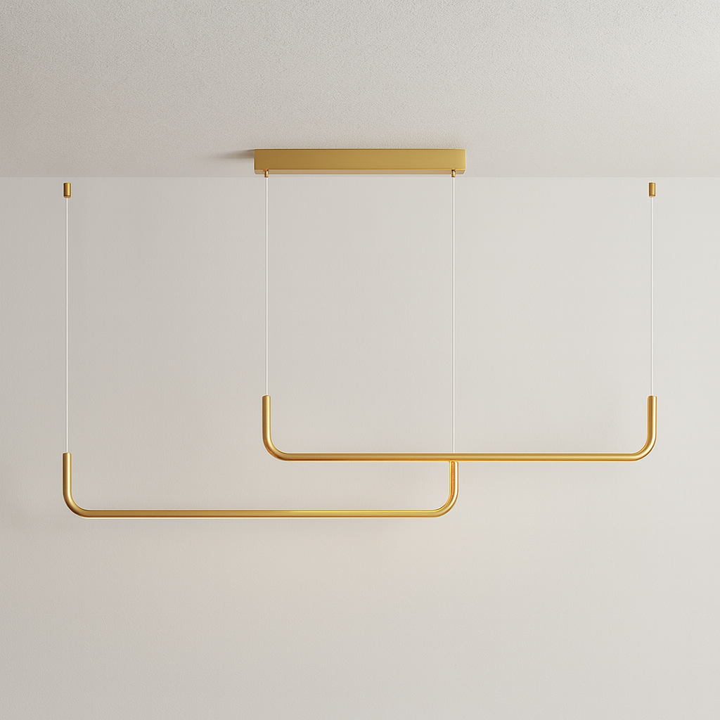 Luminária Pendente Moderno Minimalista Linear LED Linea