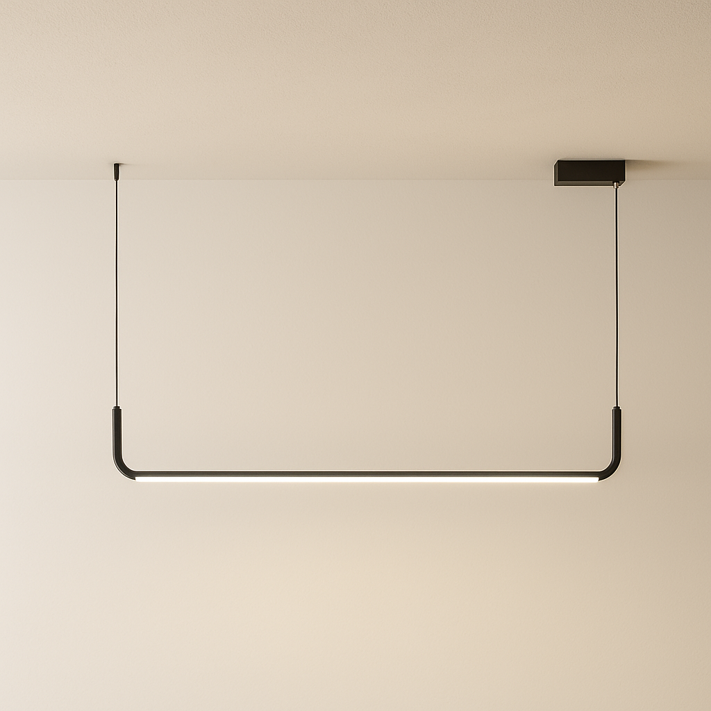 Luminária Pendente Moderno Minimalista Linear LED Linea