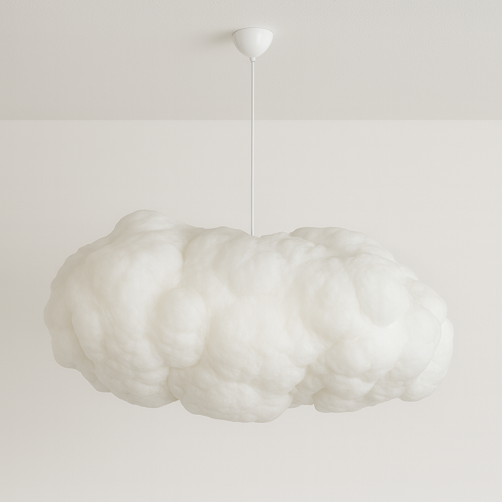 Luminária Pendente Moderna Minimalista Infantil Nuvem Clouds