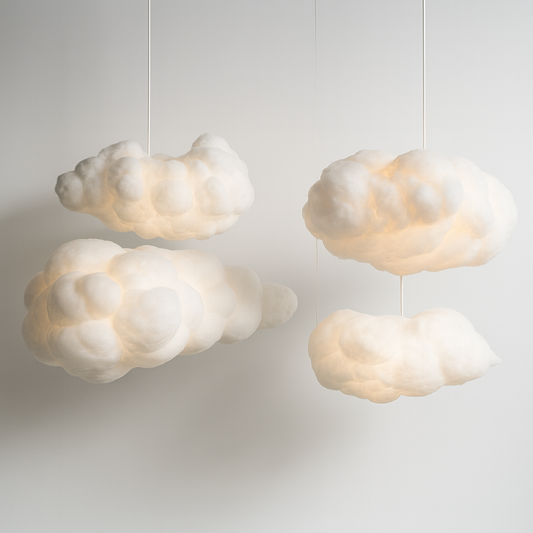 Luminária Pendente Moderna Minimalista Infantil Nuvem Clouds