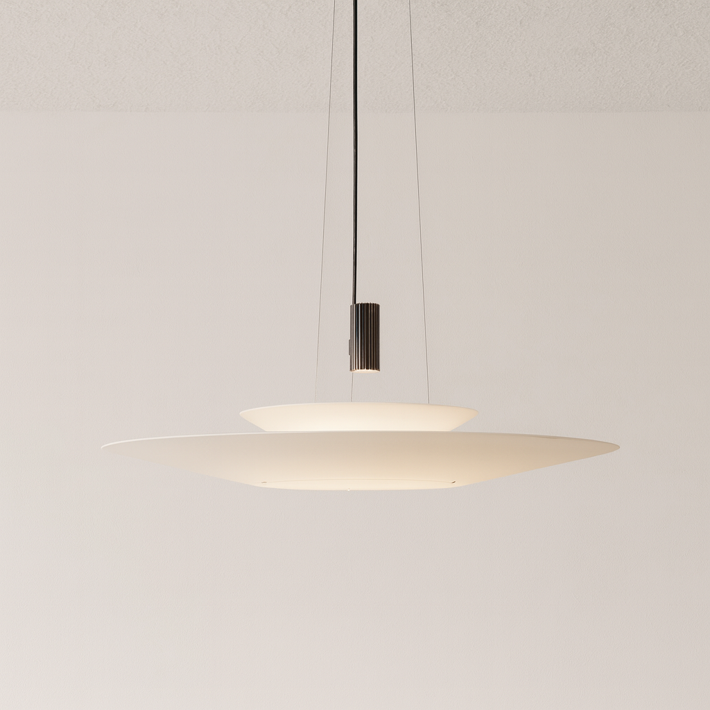 Luminária Pendente Moderno Minimalista Flamingo LED 2 Camadas