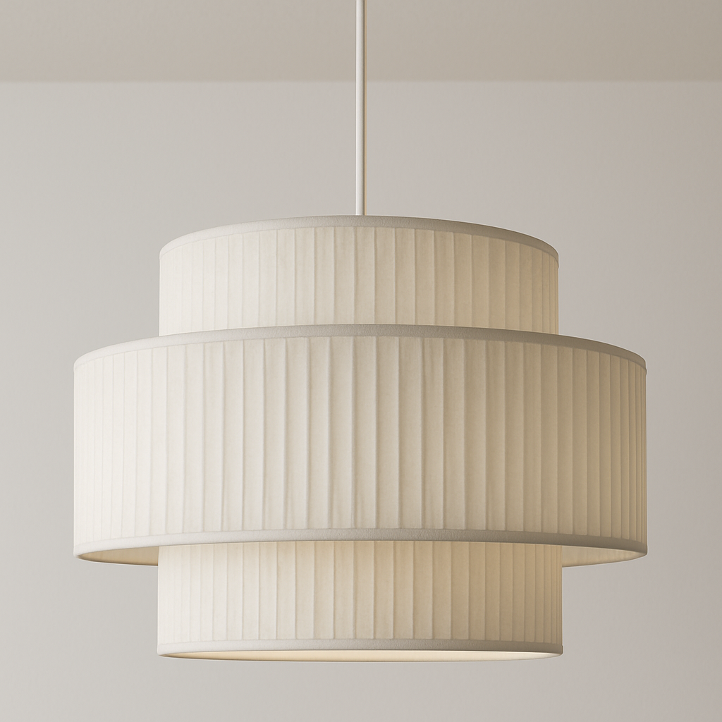 Luminária Pendente Moderna Minimalista Tecido Zaki