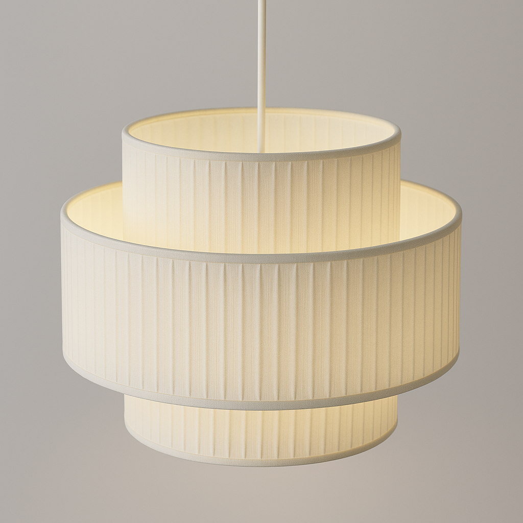 Luminária Pendente Moderna Minimalista Tecido Zaki