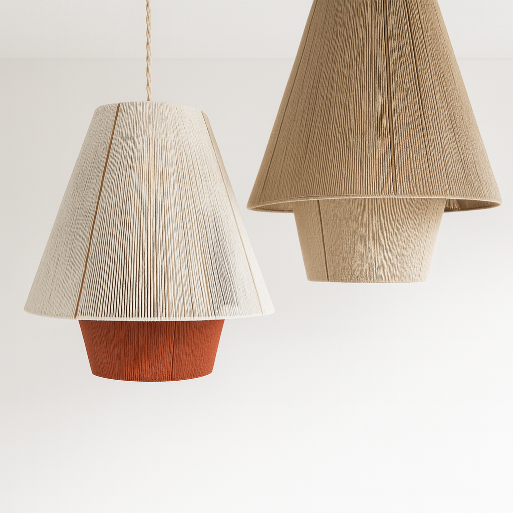 Luminária Pendente Moderno Minimalista Rústico Nogal
