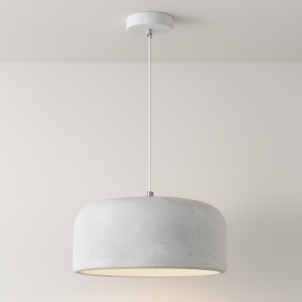 Luminária Pendente Moderna Minimalista Concreto Balli
