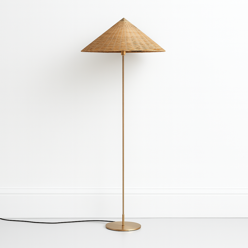 Luminária de Chão Moderna Minimalista Rústica Terrano