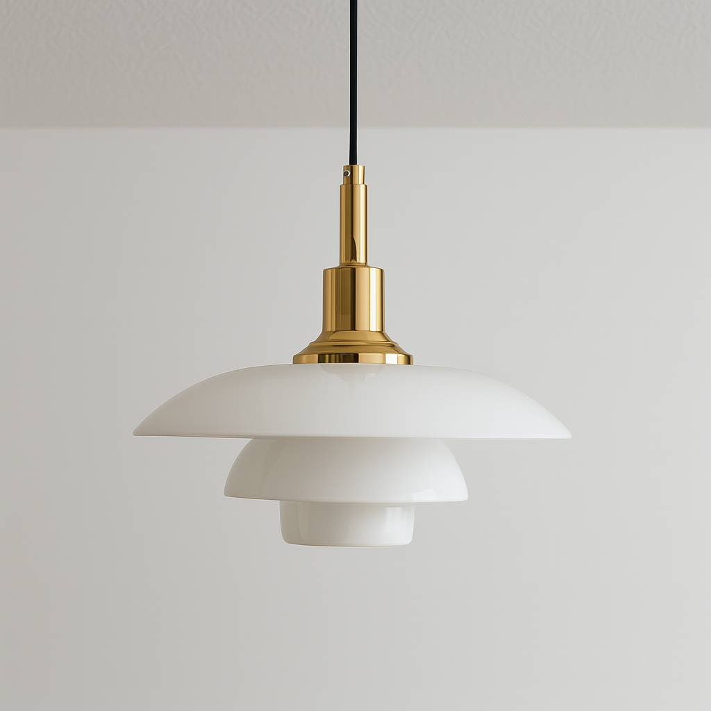 Luminária Pendente Moderna Minimalista Vidro Metal Caborian