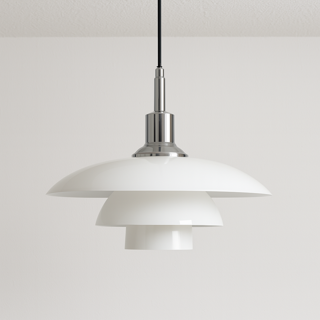 Luminária Pendente Moderna Minimalista Vidro Metal Caborian