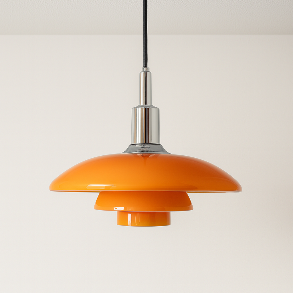 Luminária Pendente Moderna Minimalista Vidro Metal Caborian