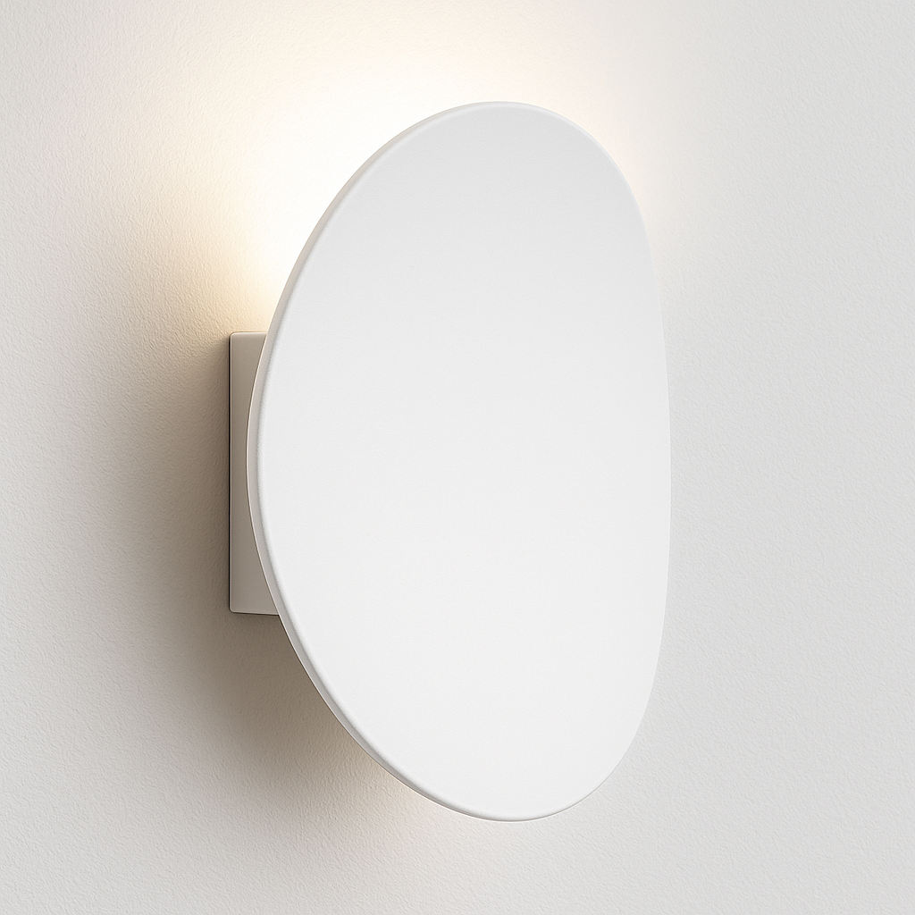 Luminária Arandela Moderna Minimalista Luz Indireta LED Conch