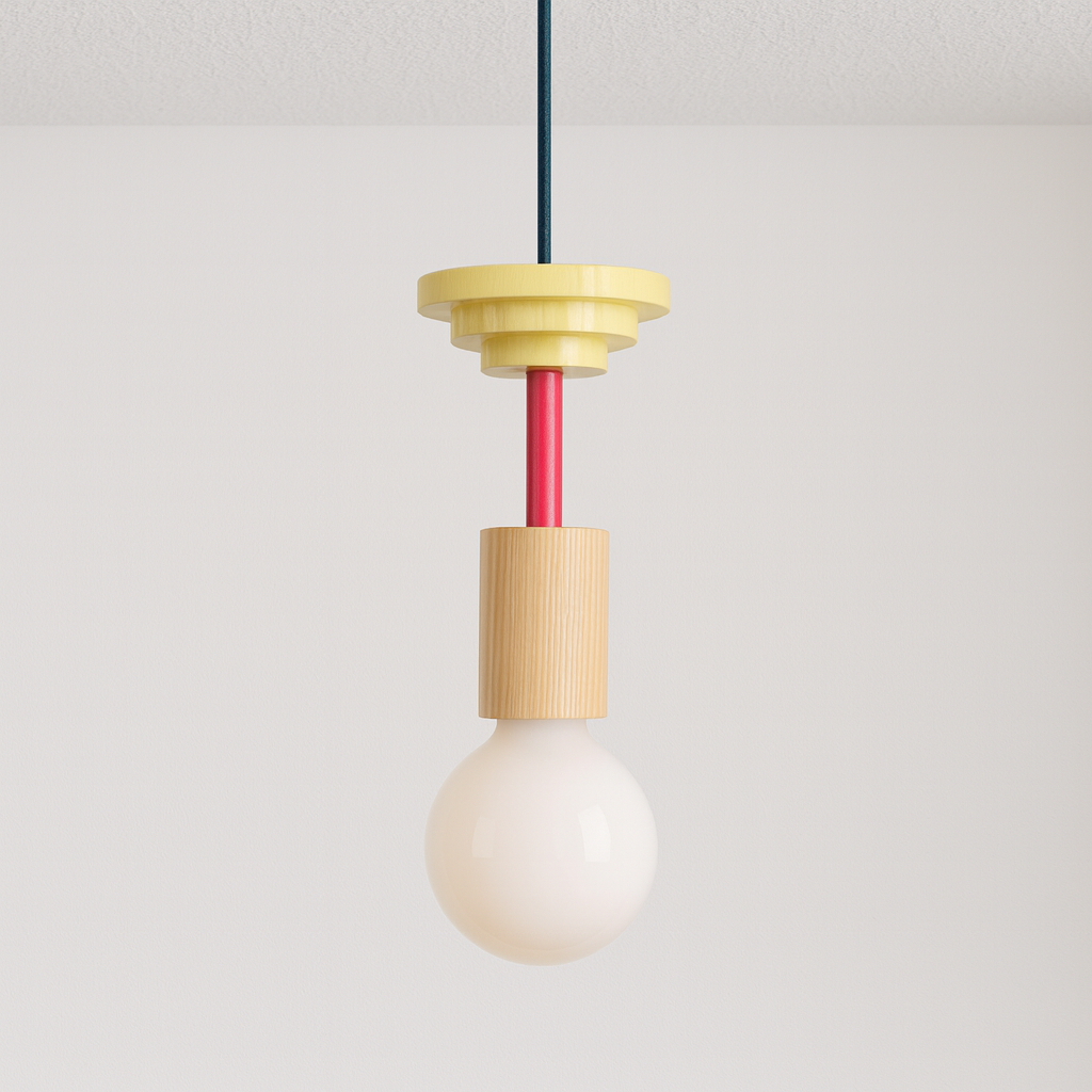 Luminária Pendente Moderno Minimalista Rústico Maple