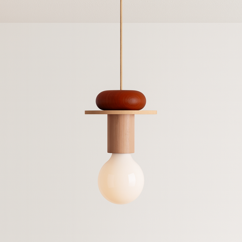 Luminária Pendente Moderno Minimalista Rústico Maple