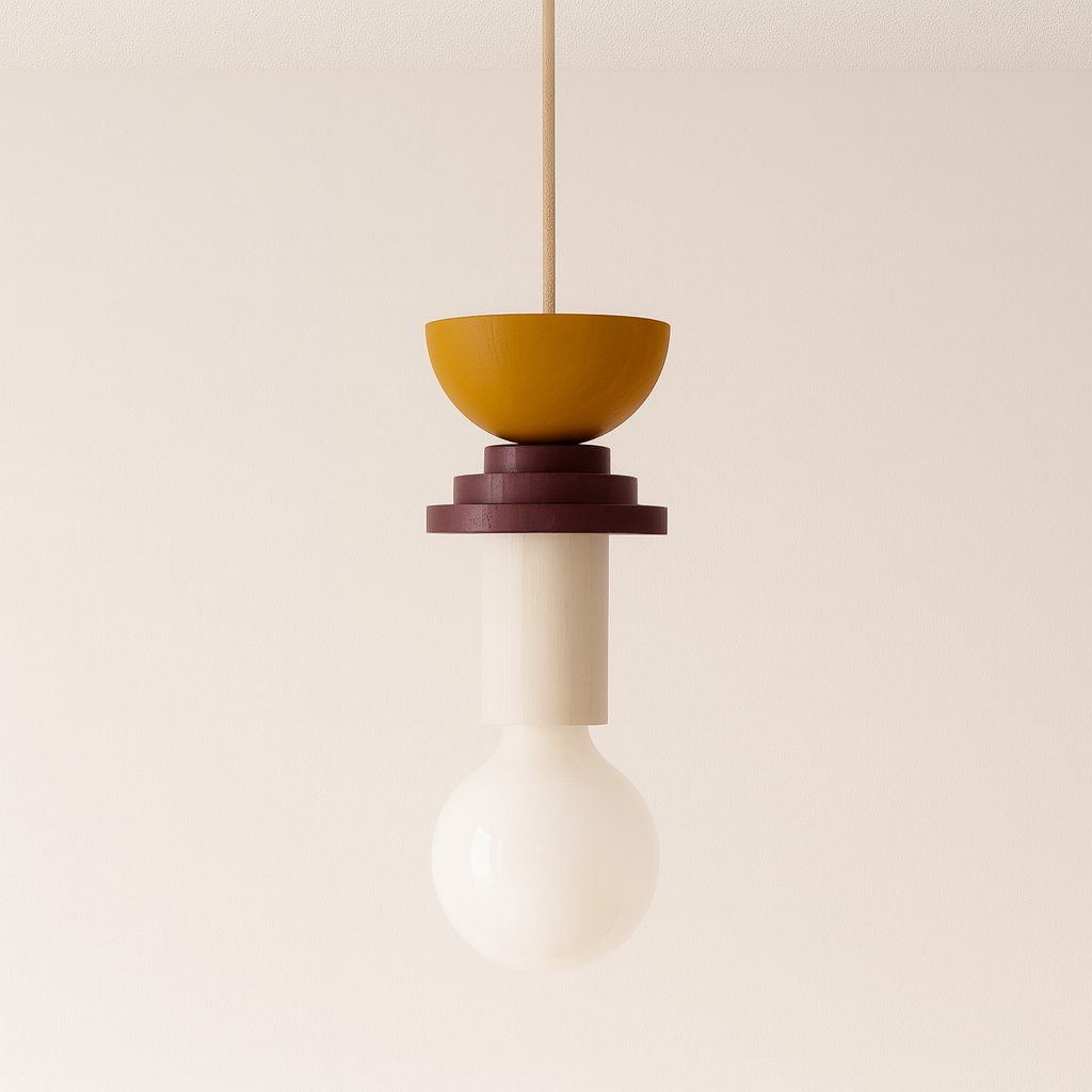 Luminária Pendente Moderno Minimalista Rústico Maple