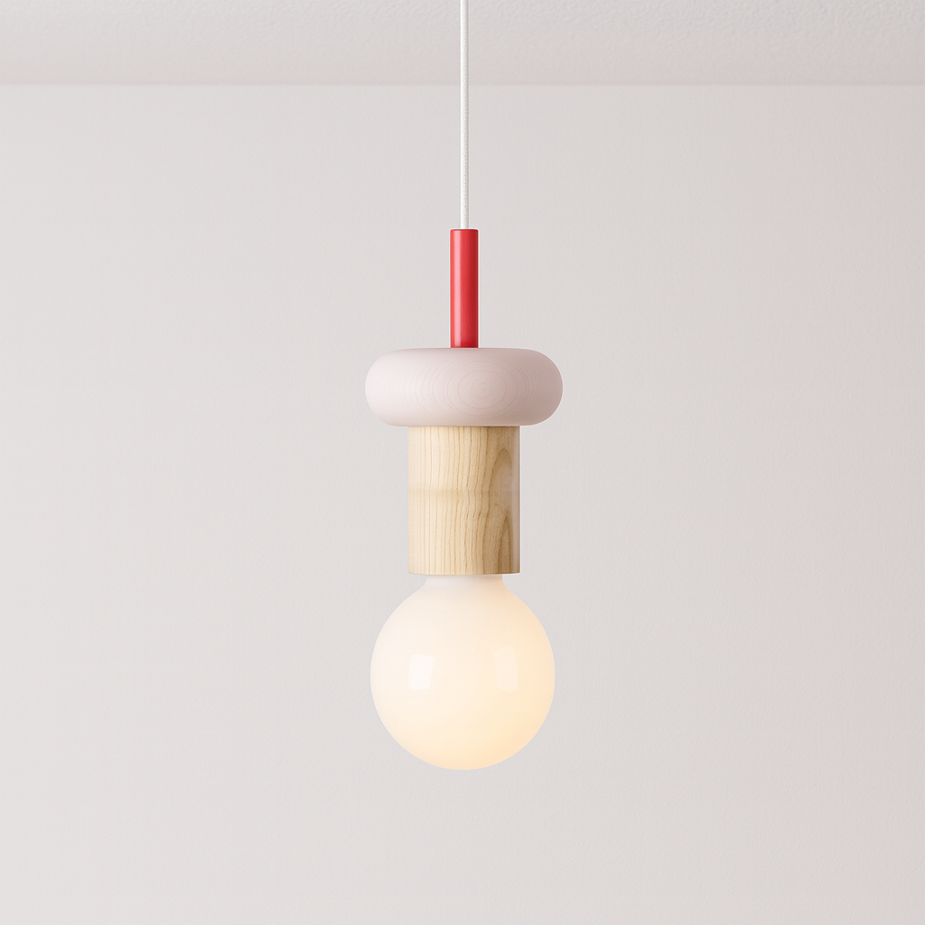 Luminária Pendente Moderno Minimalista Rústico Maple