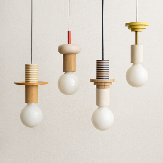 Luminária Pendente Moderno Minimalista Rústico Maple