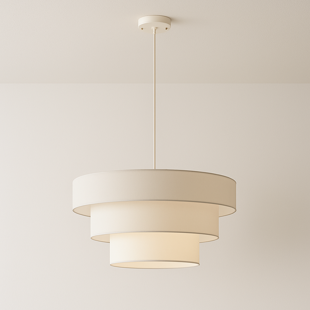 Luminária Pendente Moderna Minimalista Tecido Velvi