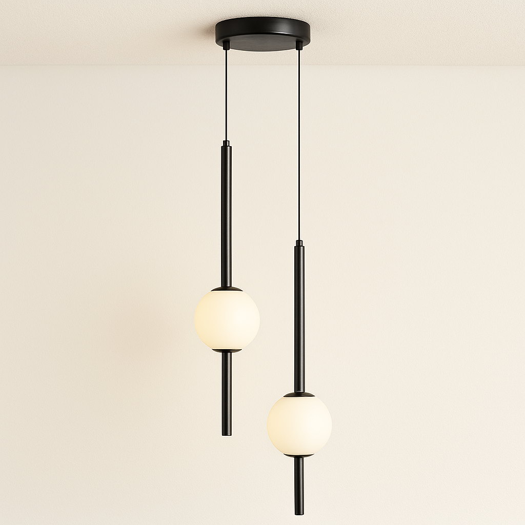 Luminária Pendente Moderno Minimalista LED Double Fugi