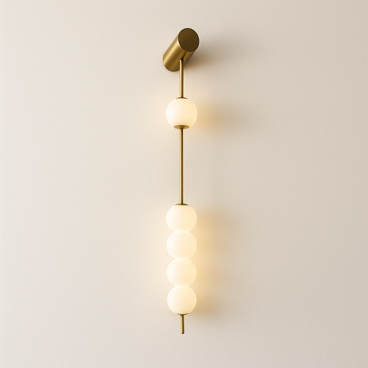 Luminária Arandela Moderna Minimalista LED Acrílico Madeira Antare