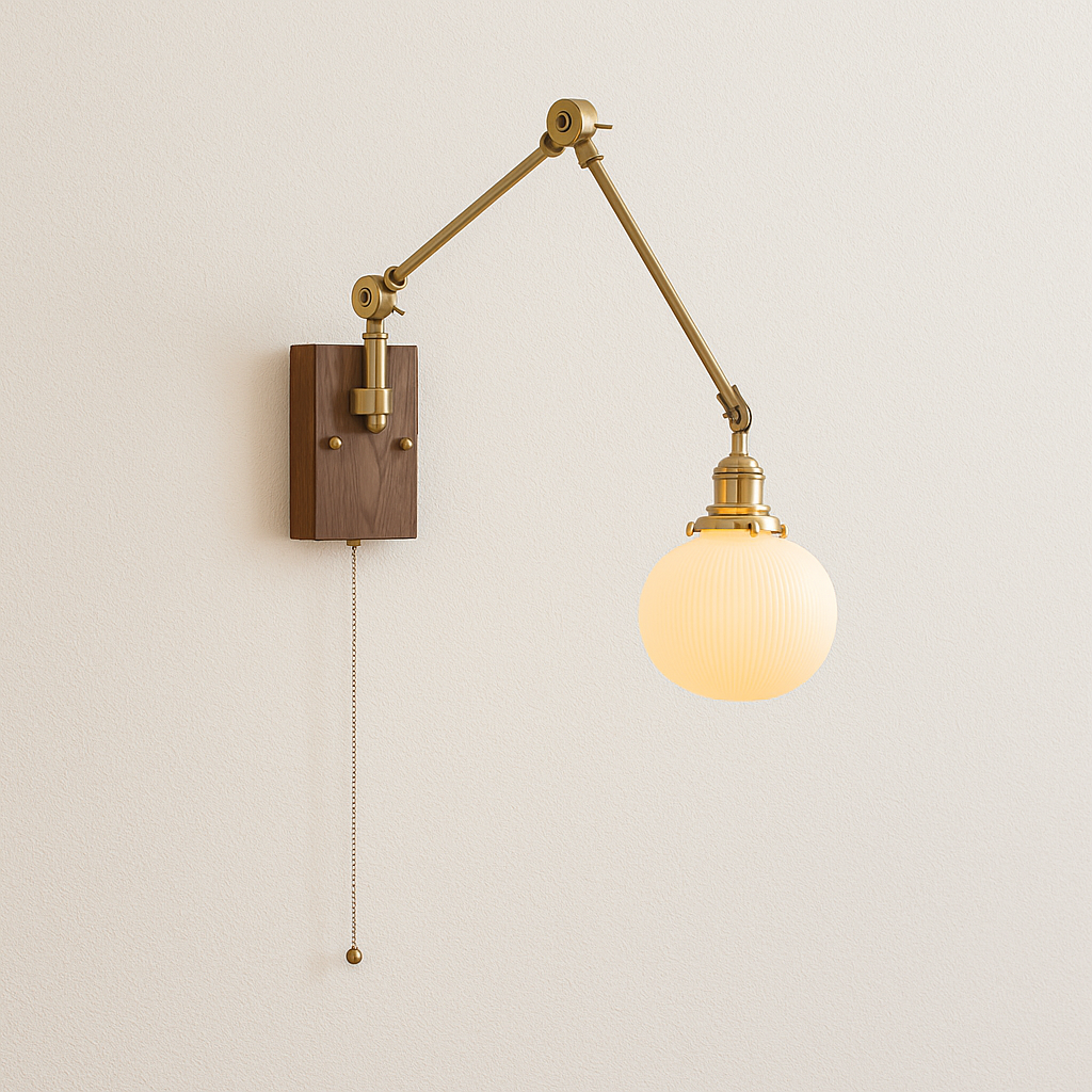 Luminária Arandela Moderna Minimalista Vidro Metal Larenza