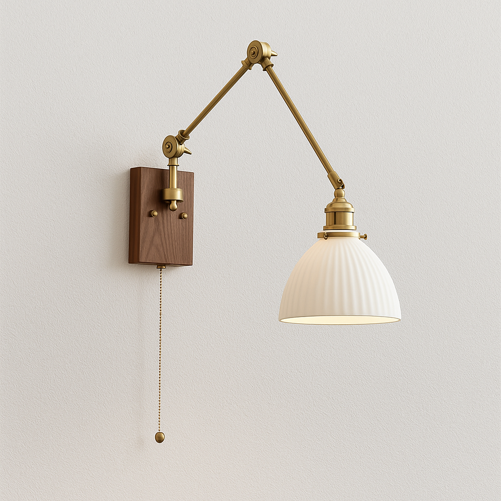 Luminária Arandela Moderna Minimalista Vidro Metal Larenza