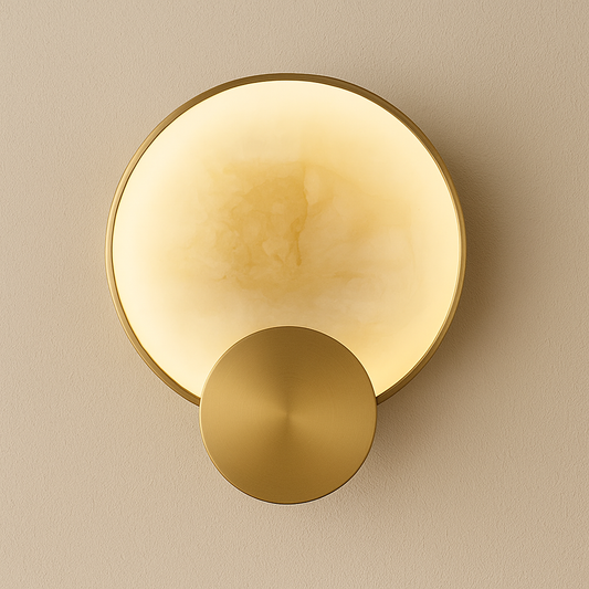 Luminária Arandela Moderna Minimalista LED Mármore Metal Satilo