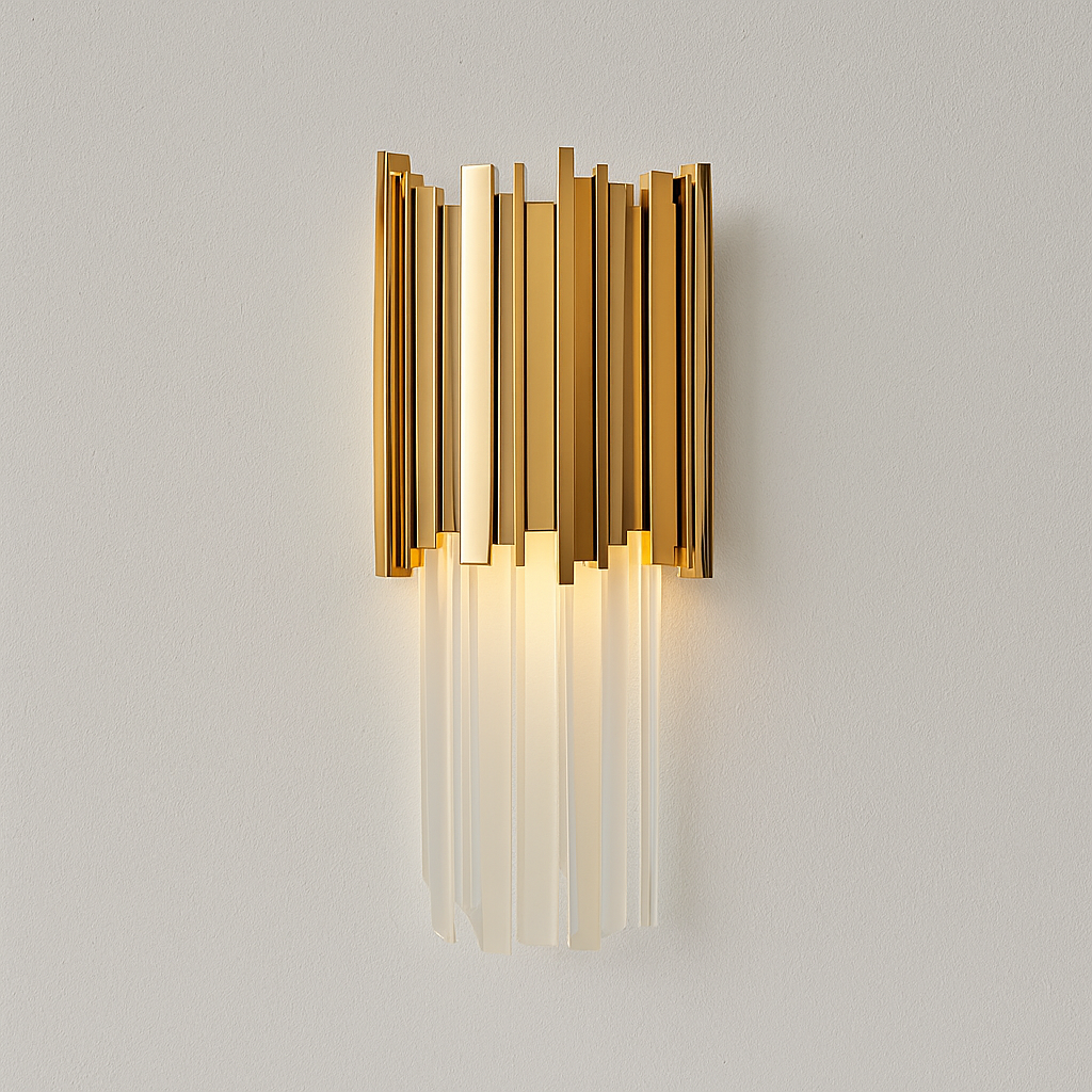 Luminária Arandela Moderna Minimalista Cristal Boreal