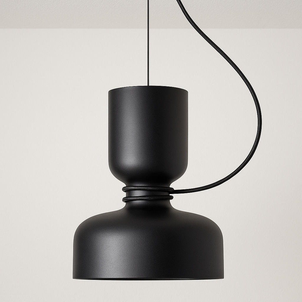 Luminária Pendente Moderno Minimalista Nia Black