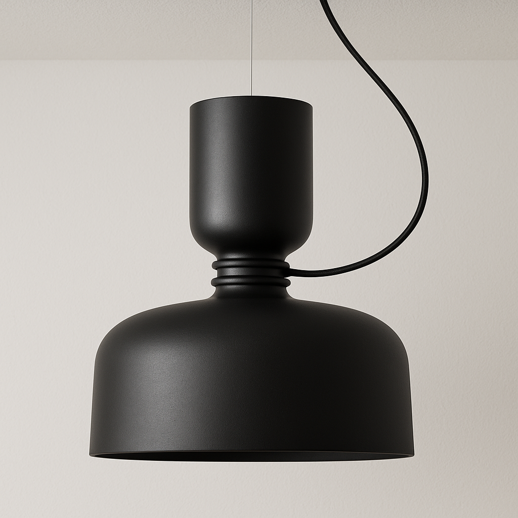 Luminária Pendente Moderno Minimalista Nia Black