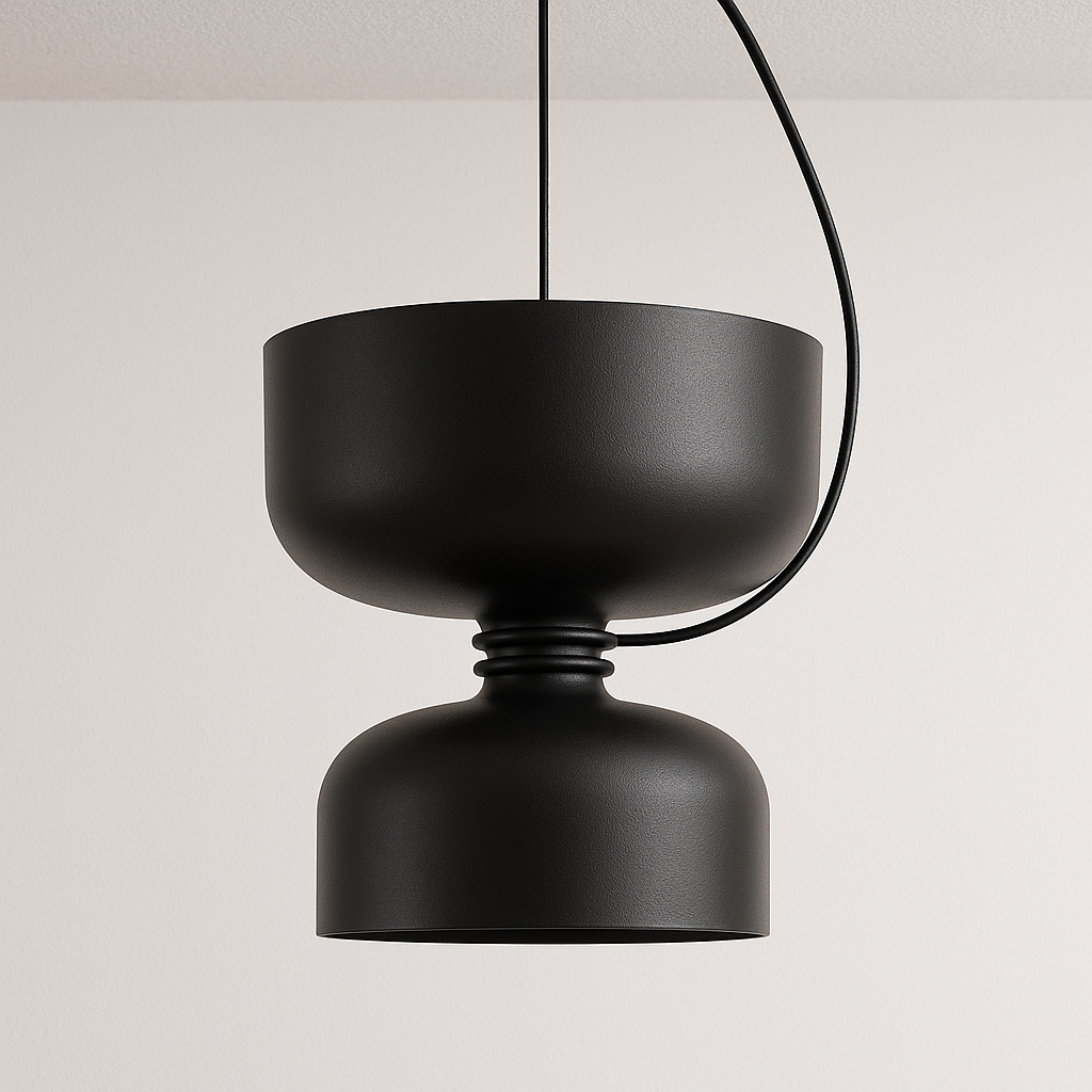 Luminária Pendente Moderno Minimalista Nia Black