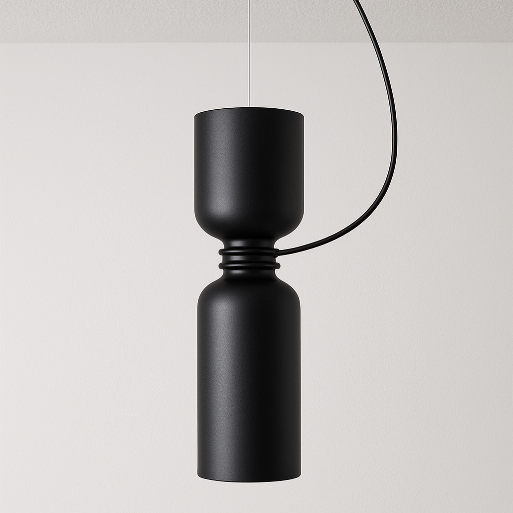 Luminária Pendente Moderno Minimalista Nia Black
