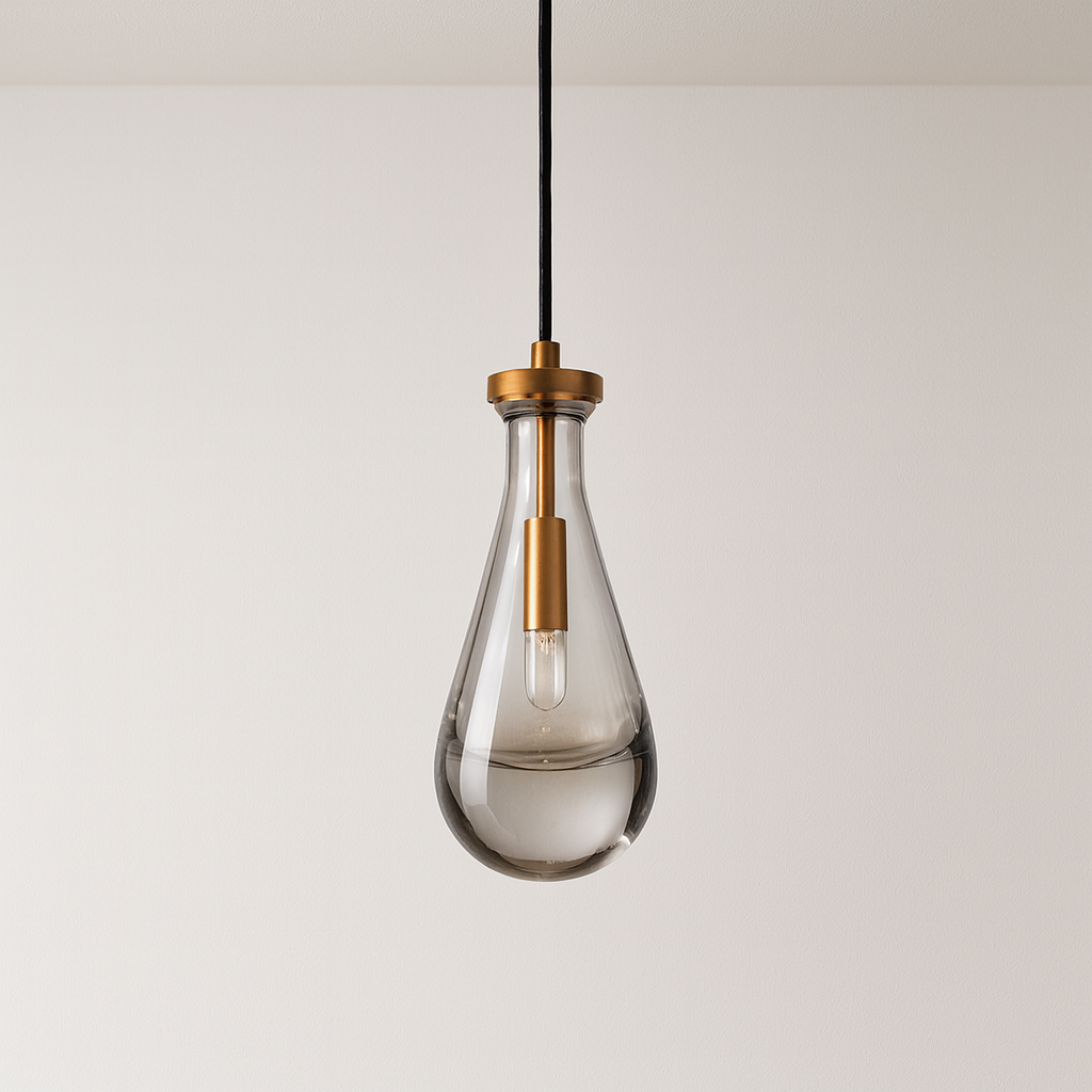 Luminária Pendente Moderno Minimalista Vidro LED Blip