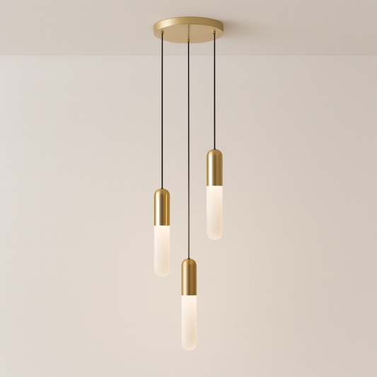 Luminária Pendente Moderna Minimalista LED Pill
