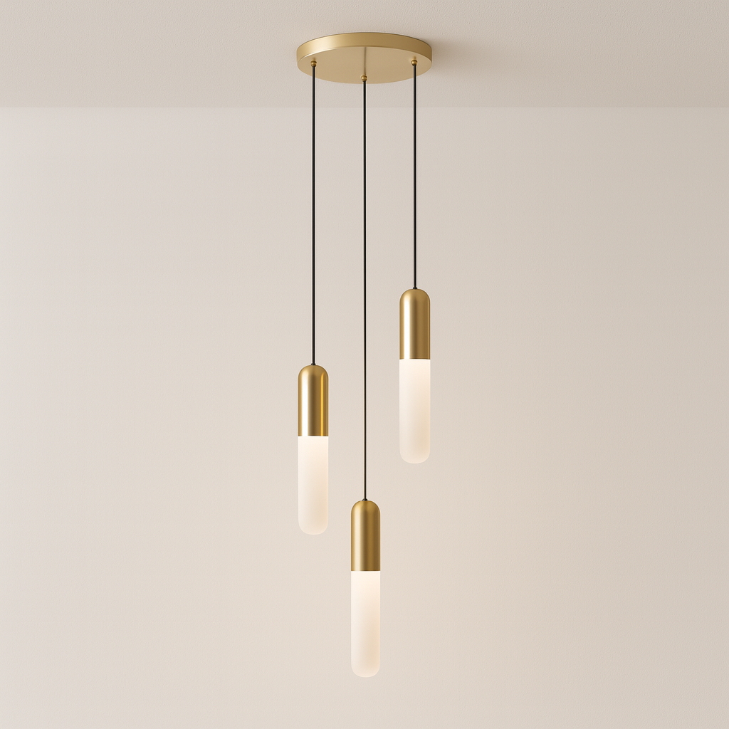 Luminária Pendente Moderna Minimalista LED Pill