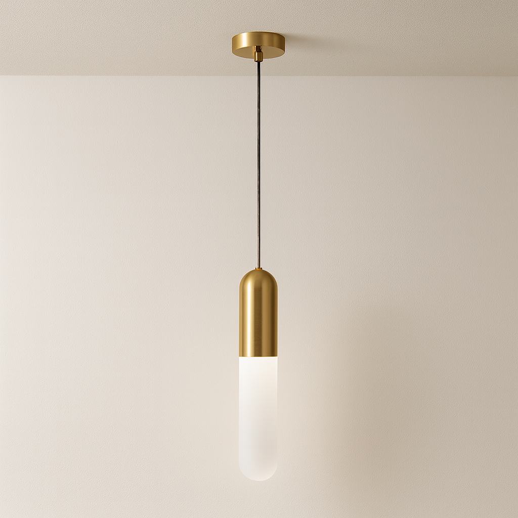Luminária Pendente Moderna Minimalista LED Pill