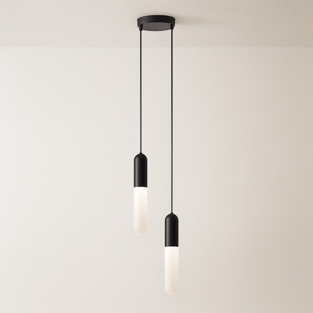 Luminária Pendente Moderna Minimalista LED Pill