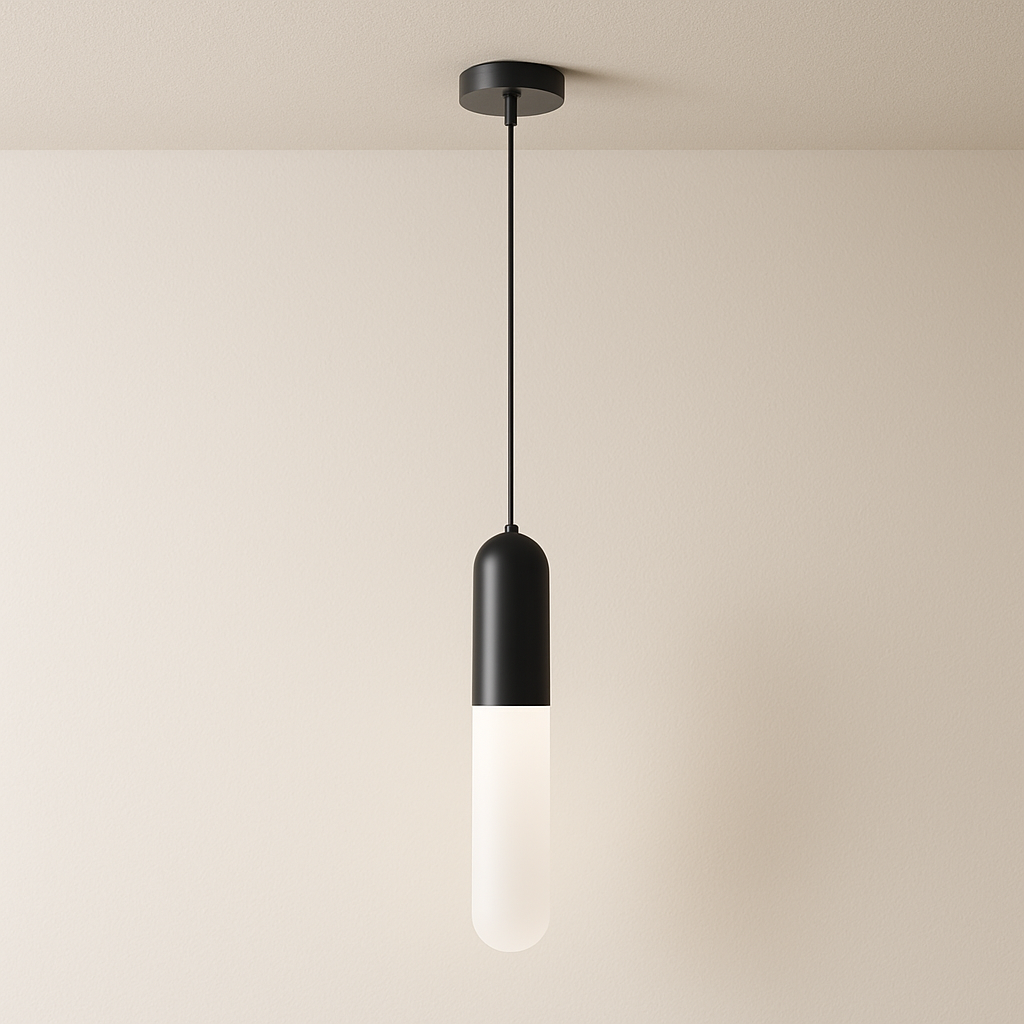 Luminária Pendente Moderna Minimalista LED Pill