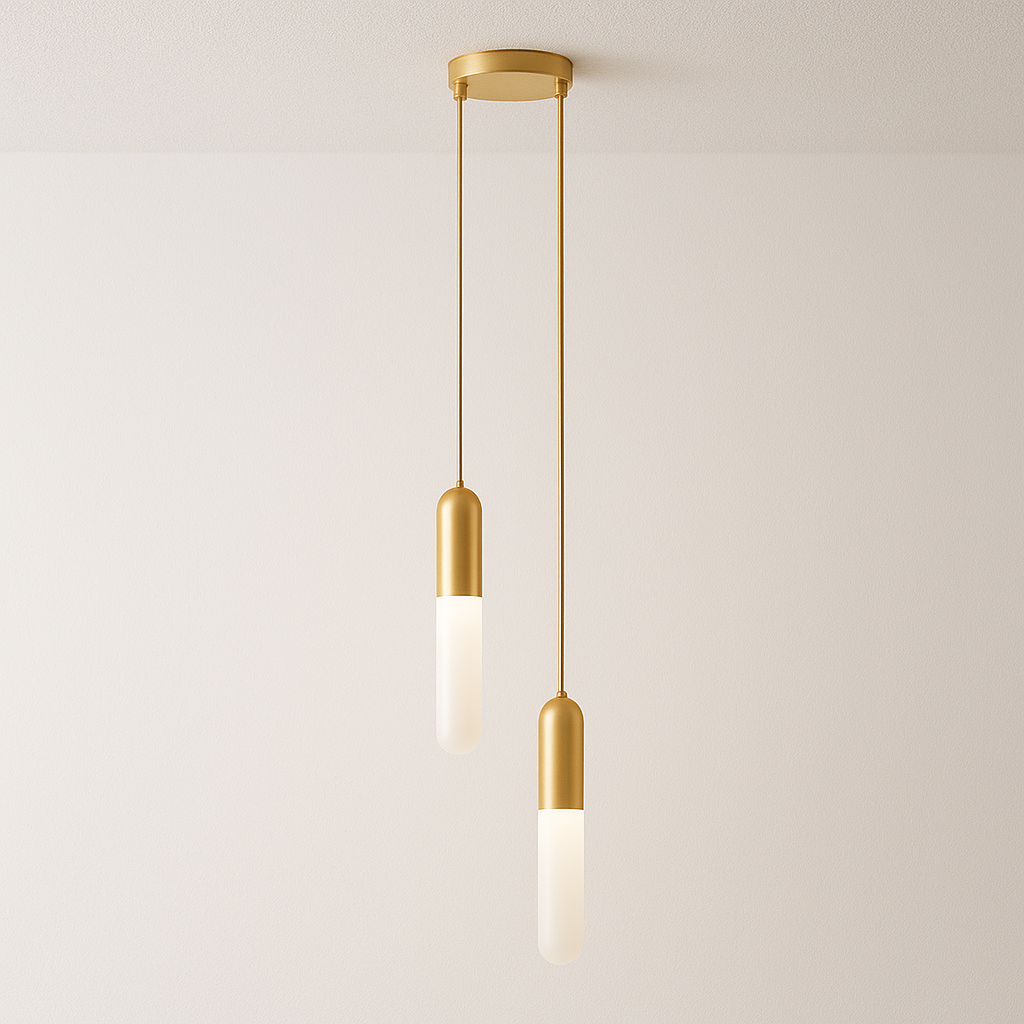 Luminária Pendente Moderna Minimalista LED Pill
